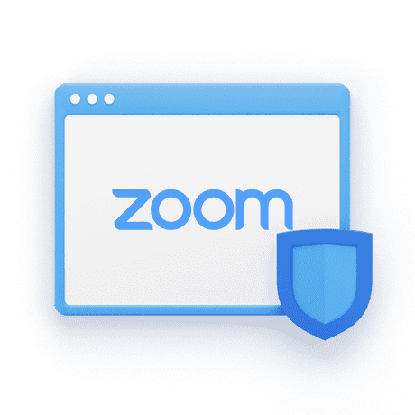 Zoom logo with WWPass Shield