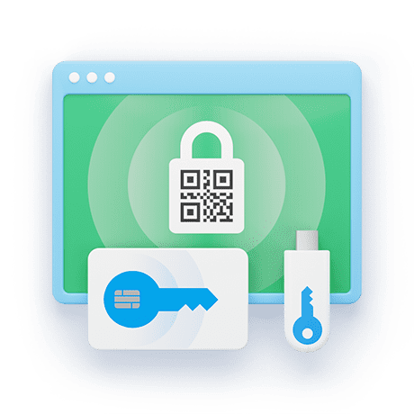 Electronic key opens computer