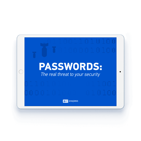 Tablet with WWPass Passwords e-book