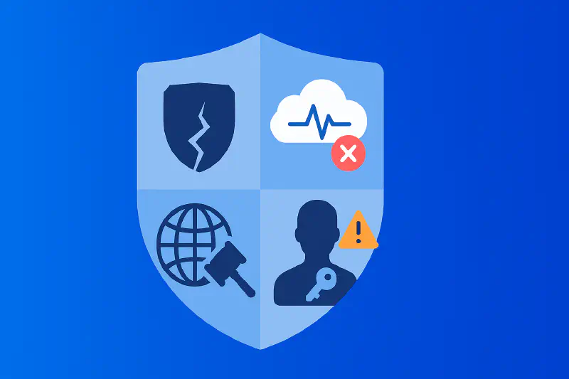 Threat models: compromise, availability, jurisdiction, insider risk